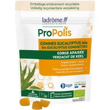 Ladrôme Gommes Propolis Eucalyptus Bio 45 g