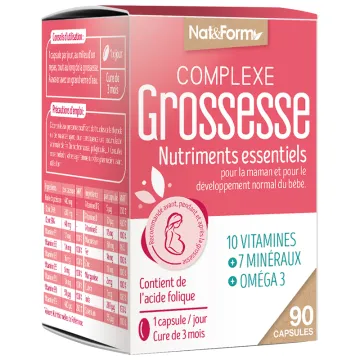 Nat & Form Complexe Grossesse 90 Capsules
