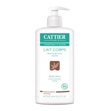 Cattier Lait Corps Adoucissant Coco Vanille 500 ml