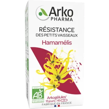 Arkopharma Arkogélules Hamamélis Bio Jambes Légères 45 gélules