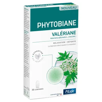 Pileje Phytobiane Valériane 30 comprimés