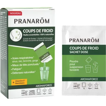 Pranarôm Aromaforce Coups de Froid Bio 9 sachets