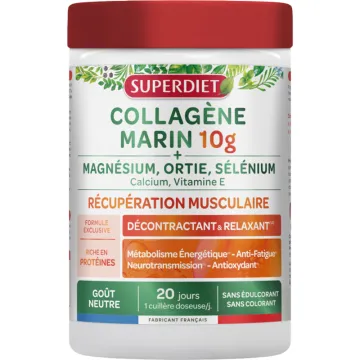 Superdiet Collagène Marin Récupération Musculaire 240 g