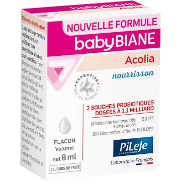 Pileje Babybiane Acolia Ferments Lactiques Nourrisson - Flacon 8 ml