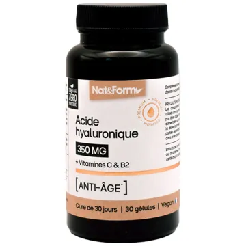 Acide hyaluronique 350 mg 30 gélules Nat & Form