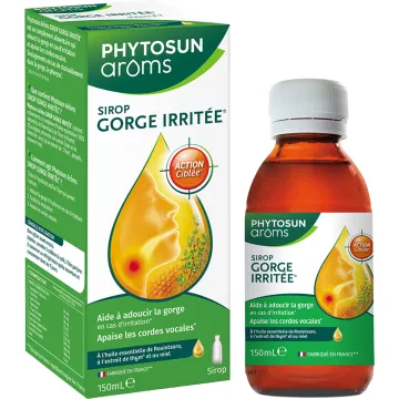 Sirop Gorge irritée Action ciblée – Phytosun Arôms