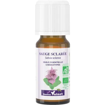Huile Essentielle Bio Sauge Sclarée Dr Valnet 10 ml