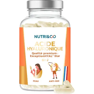 Nutri&Co Acide Hyaluronique 60 Gélules