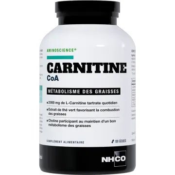 NHCO Aminoscience Carnitine CoA Métabolisme des Graisses 100 gélules