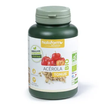 Nat & Form Acerola Bio 200 Gélules Végétales