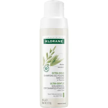 Klorane Extra-Doux Shampoing Sec Poudre à l'Avoine 50 g