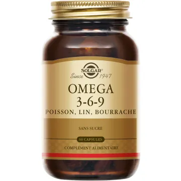 Solgar Oméga 3-6-9 60 capsules