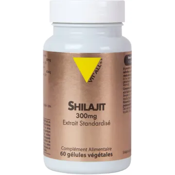 Shilajit 300 mg – 60 gélules végétales Vitall+