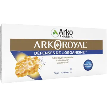 Arkopharma Arkoroyal Défenses de l'Organisme Adulte 7 unidoses