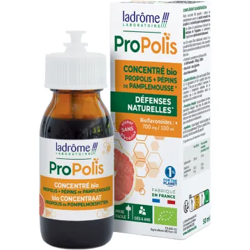 Ladrôme Concentré Propolis et Pépins de Pamplemousse Bio 50 ml