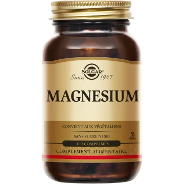 Solgar Magnésium bisglycinate 100 comprimés