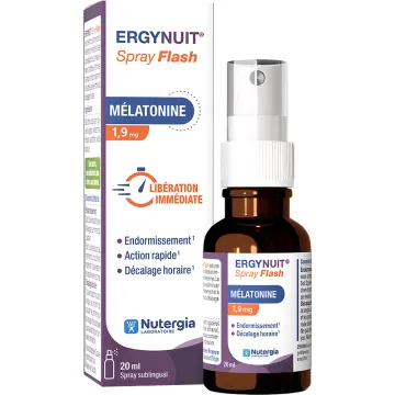 Nutergia Ergynuit Spray Flash – Mélatonine – 20 ml