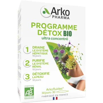 Arkopharma Arkofluides Programme Triple Action Bio 30 ampoules
