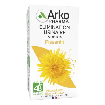 Arkogélules Pissenlit Élimination de l'Eau Bio 45 gélules