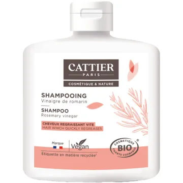 Cattier Shampooing Cheveux Gras Vinaigre de Romarin 250 ml