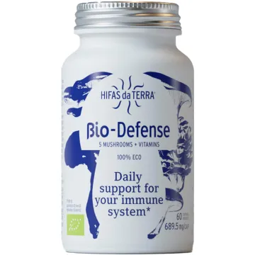 Hifas da Terra Bio-Defense Synergie 5 Champignons 60 Gélules