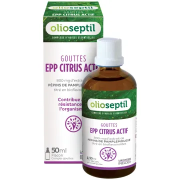 Olioseptil Gouttes EPP Citrus Actif Pépins de Pamplemousse - 50 ml