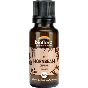 Fleur de Bach n°17 Hornbeam bio en granules sans alcool 19,5 g – Biofloral