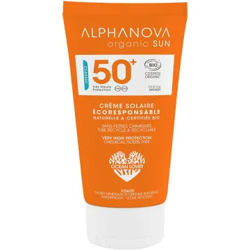 Alphanova Sun Crème Solaire Visage Bio SPF50+ 50 ml