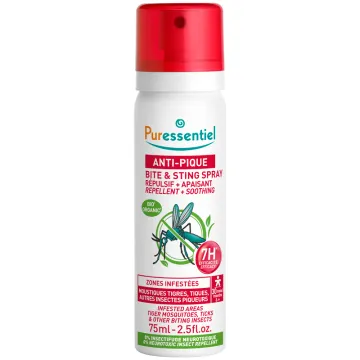 Spray Anti-Pique répulsif et apaisant Bio 75 ml Puressentiel