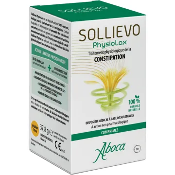 Aboca Sollievo Physiolax Constipation Comprimés - Boîte de 90
