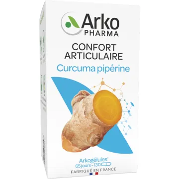 Arkopharma Arkogélules Curcuma Pipérine Confort Articulaire Bio 130 gélules