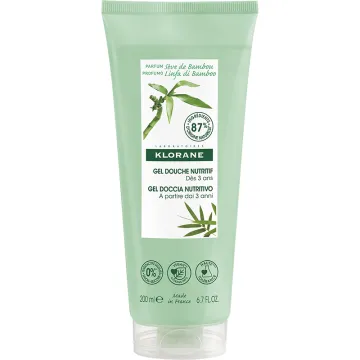 Klorane Gel Douche Nutritif Cupuaçu Bio Sève de Bambou 200 ml