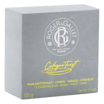 Roger&Gallet Cologne Twist L'Homme Pain Nettoyant 3-en-1 Corps Visage Cheveux 100g