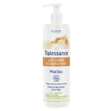 Natessance Bio Lait Corps Réconfortant Miel 400ml