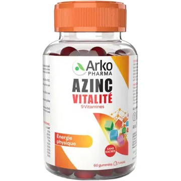 Arkopharma Azinc Vitalité 9 Vitamines 60 Gummies