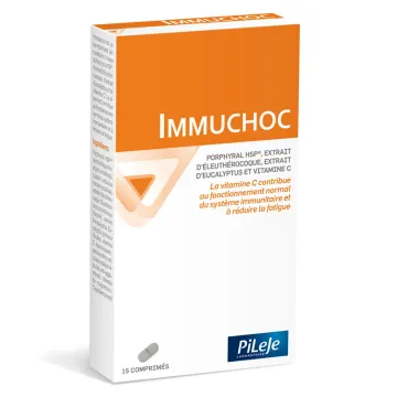 Pileje Immuchoc Porphyral Éleuthérocoque Vitamine C 15 Comprimés