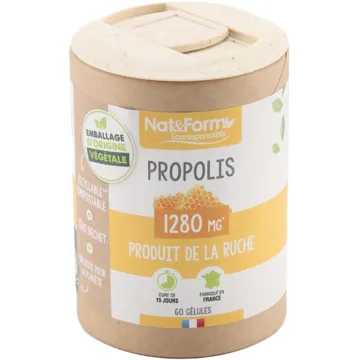 Nat & Form Propolis 60 Gélules