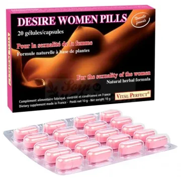 VITAL PERFECT DESIRE WOMEN PILLS Aphrodisiaque femme 20 gélules