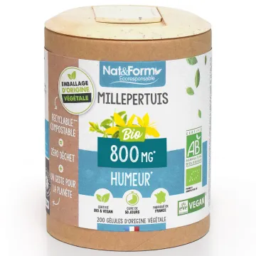 Millepertuis Bio 200 gélules Nat & Form