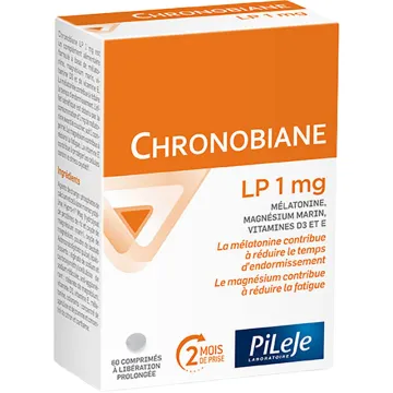 Pileje Chronobiane LP Mélatonine 1 mg - 60 Comprimés