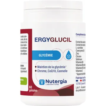 Nutergia Ergyglucil – Équilibre de la glycémie – 60 gélules
