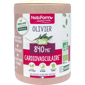 Nat & Form Olivier Bio 200 Gélules Végétales