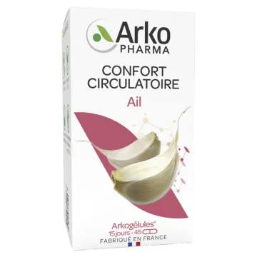 Arkogélules Inod'Ail Confort Circulatoire 45 gélules