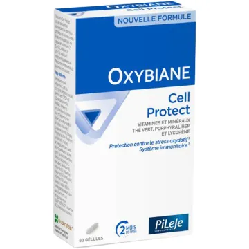 Pileje Oxybiane Cell Protect Antioxydants, Thé Vert & Lycopène - 60 gélules
