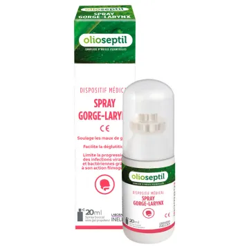 Olioseptil Spray Gorge-Larynx - Dispositif Médical - 20 ml