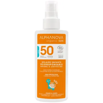 Alphanova Organic Sun Sray Solaire Enfant Bio SPF50+ 125 ml