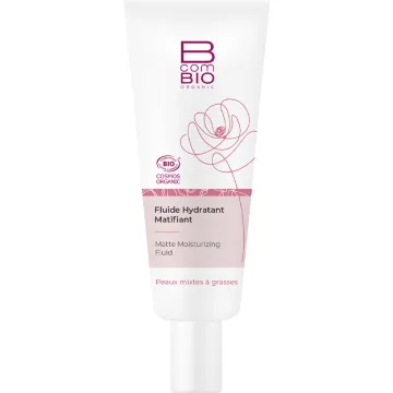 BcomBIO Fluide Hydratant Matifiant Zinc PCA 50 ml