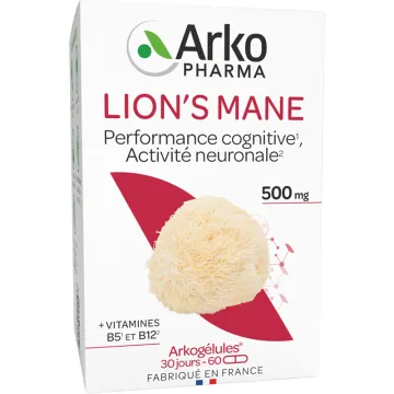 Arkopharma Arkogélules Lion's Mane 60 gélules