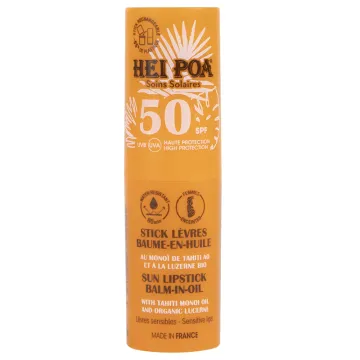 Hei Poa Stick Lèvres Solaire Monoï SPF50+ 4 g