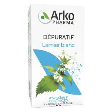 Arkogélules Lamier Blanc Dépuratif 45 gélules